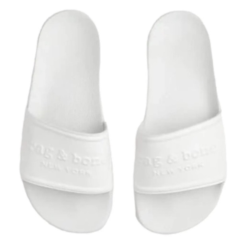 Rag & Bone | White Slides (10) - Picture 2 of 4